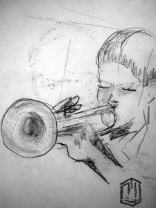 Trompeter Skizze 2