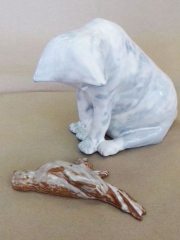 Sculpture Kitty Cat III variation It's Just Sleeping II