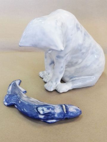 Sculpture Kitty Cat III variation It's Just Sleeping III