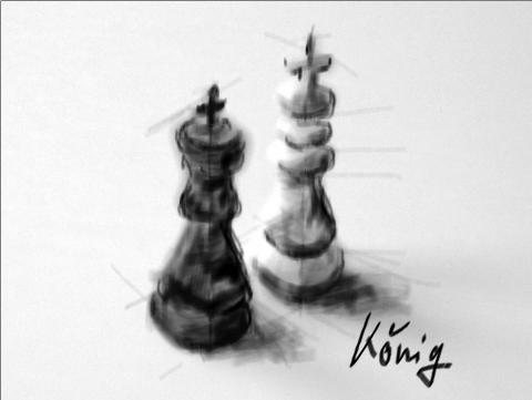Schach 3 König 1